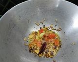 A picture of step 4 of Red Amaranth Dry Curry.