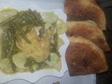 لوبيا خضراء بدجاج