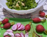 Foto del paso 3 de la receta: Ensalada de rabanitos con radicheta