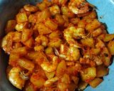 Foto langkah ke 4 dari resep Sambal Kentang Udang.