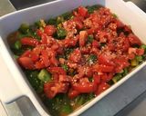 Une image de l'étape 5 de Pavés de truite aux tomates et poivrons verts.