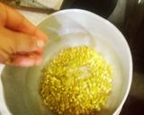 A picture of step 1 of Moong dal tikki.