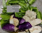Gambar langkah 3 resipi Sotong Masak tempoyak cili api.