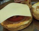 A picture of step 3 of Aloo tikki Burgur.