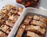 Gazdagon 🍎🍐🍒 fahéjas gyümölcsös házilag rétes (🍐 körte alma 🍎 cseresznye 🍒) recept fázis 8 fotója