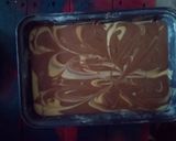 A picture of step 5 of Marble  Mocha cake.