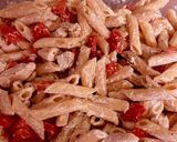 Mexikói csirkés penne bazsalikommal recept fázis 3 fotója