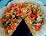 Foto langkah ke 6 dari resep 🍕🍕Pizza Home made(toping sayuran).