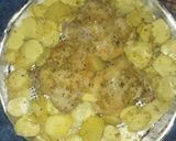 Foto del paso 7 de la receta: Pollo con papas al horno