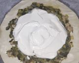Une image de l'étape 4 de Tourte au poulet et poireaux.