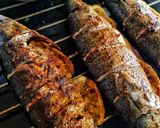 A picture of step 8 of Grilled mackerel #myvalentinesrecipecontest.