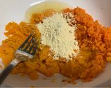 Foto del paso 2 de la receta Pizza vegana con masa de boniato y zanahoria🥕