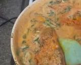 A picture of step 4 of Salmon Spinach butter Cream.