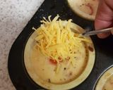 A picture of step 3 of Breakfast muffins.