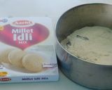 A picture of step 1 of Tri color Millet Veggie Idlis.