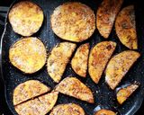 A picture of step 8 of Pan fried Eggplant.