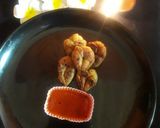 A picture of step 3 of Beni samosas with tomato chutney.