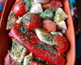 Pataki tálban elkészített hús, zöldségekkel 🥔🥕🍅🌶🥩 recept fázis 2 fotója