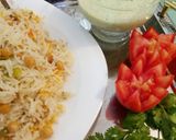 A picture of step 17 of Kabli chana pulao.