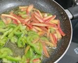 A picture of step 2 of Navratan Pulao.