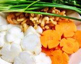 Hình bước làm 1 của món Bánh Canh Giò Heo