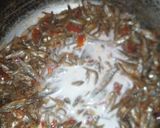 A picture of step 5 of Omena in coconut milk.