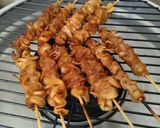 Foto langkah ke 5 dari resep Sate Jamur Kenyul Bunda Fumiko.