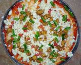A picture of step 3 of Hot and spicy pizza.