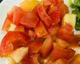 A picture of step 2 of Spicy chaat.