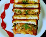 आलू ब्रेड सैंडविच (aloo bread sandwich recipe in Hindi) रेसिपी चरण 4 फोटो