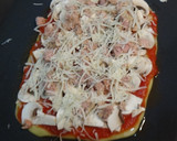 Foto del paso 4 de la receta: Pizza de atún y champiñón