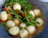 Foto langkah ke 3 dari resep Buncis telur puyuh.