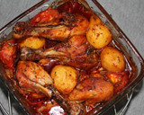 A picture of step 2 of Super Lazy Chicken and Potato Roast.