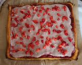 Une image de l'étape 4 de Roulé moelleux à la crème de framboise/fraises et sa chantilly.