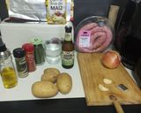 Foto del paso 1 de la receta: Butifarra fresca a la sidra con patatas, airfryer 😋