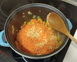Foto del paso 3 de la receta: Quinoa con lentejas rojas, calabaza y heura