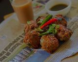 A picture of step 7 of Papad Pakore.