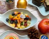 Hình bước làm 2 của món Salad táo sốt mè rang