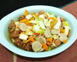 Foto langkah ke 4 dari resep Tumis sayur campur ayam pentol sosis endeees😘😍.