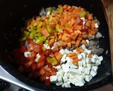 Pas rețetă Ciorba de orez cu legume și carne de porc 1 fotografie