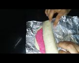 A picture of step 7 of Instant Burfi.