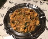 Une image de l'étape 7 de Crevettes sauvages marinées sauce pêche curry au citron et aneth.
