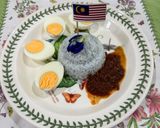 Gambar langkah 5 resipi 👩‍🍳Nasi Lemak Merdeka🇲🇾.
