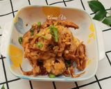 Hình bước làm 5 của món Cua lột chiên giòn sốt dầu hào
