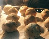 Hình bước làm 5 của món 💚 Bánh Mì Mè Đen Hàn Quốc (Korean Mochi Sesame Bread)