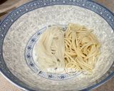 A picture of step 6 of Easy Malaysian Shrimp Noodle Soup.