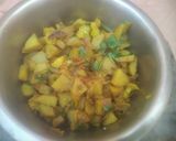A picture of step 1 of Potato curliflower Dry Sabji.