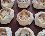 Foto del paso 3 de la receta: Canastitas de queso azul, apio y nuez 😋