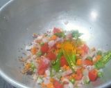 A picture of step 2 of Rava Kichadi.