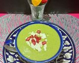 A picture of step 4 of Green Peas and Fresh Mint Leaves Soup.